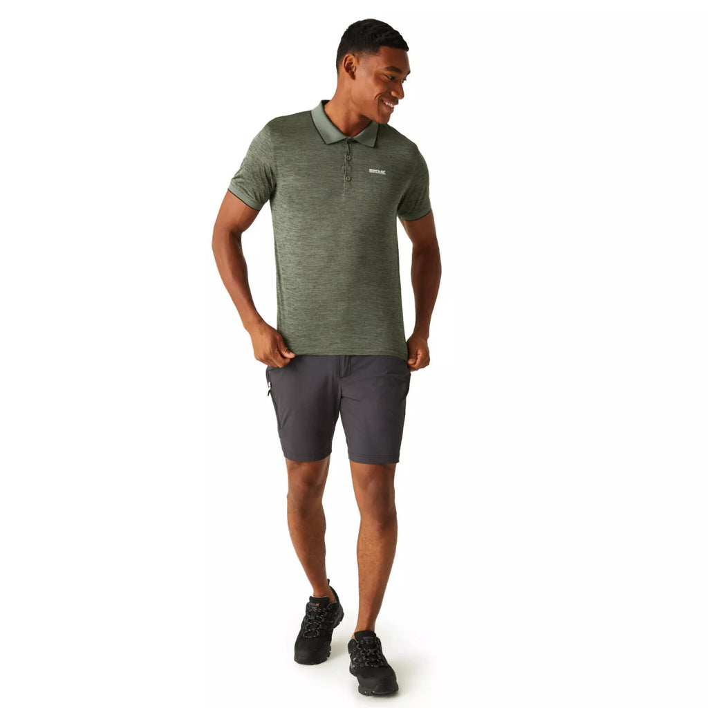 Regatta Men's Polo Shirt Remex II Sports Polo T Shirt Agave Green