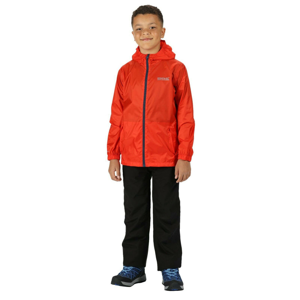 Regatta Kids Waterproof Jacket Packable Boys Girls Pack it Outdoor Walking 2-16