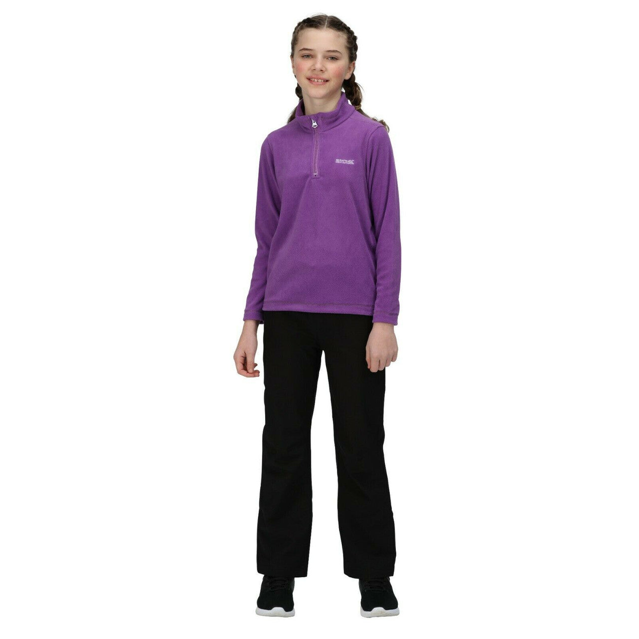 Regatta Kid's Hotshot Lightweight Half Zip Fleece Hyacinth