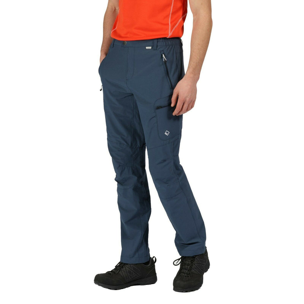 Regatta Mens Highton Walking Trousers Stretch Outdoor Hiking Water Resistant