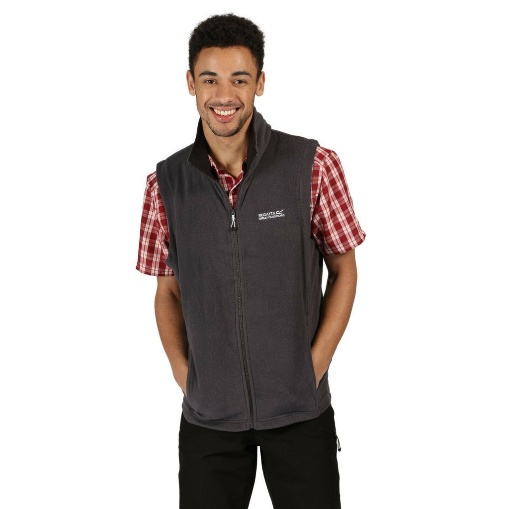 Regatta Men's Bodywarmer Fleece Vest Tobias II Lightweight Waistcoat Size S-4XL