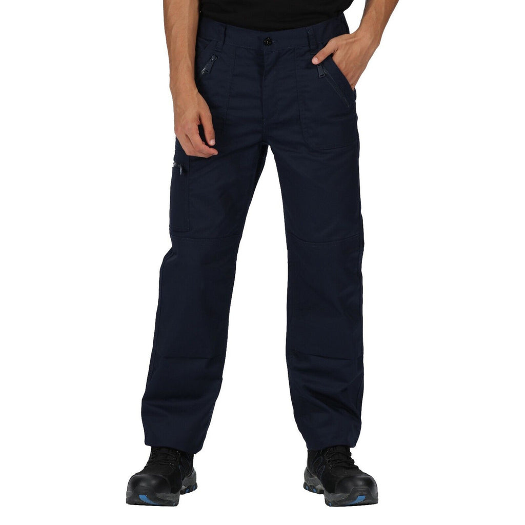 Regatta Men's Professional Pro Action Work Cargo Trousers Navy