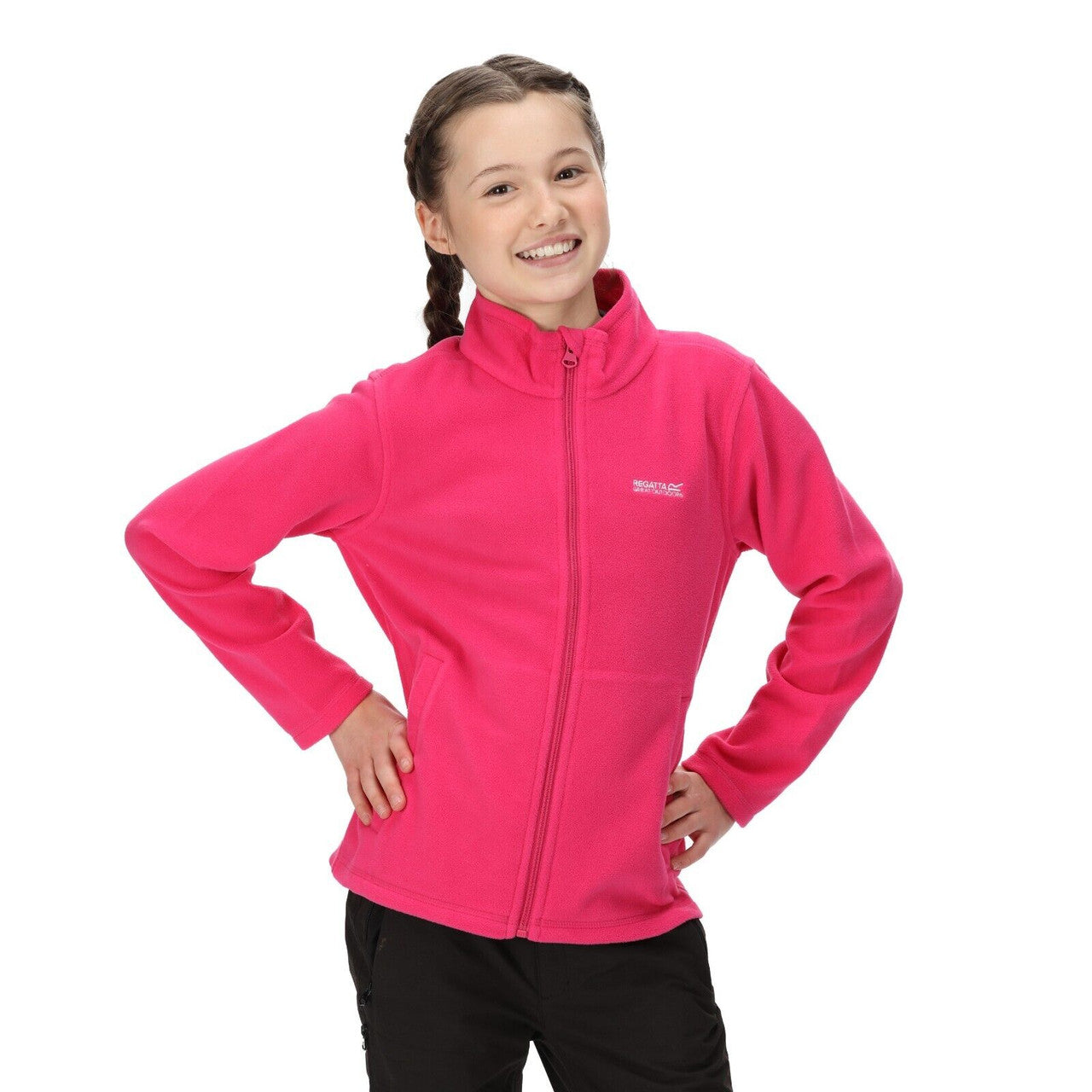 Regatta King Kids Fleece Full Zip Up School Boys Girls Jumper Sizes 3-14 Years