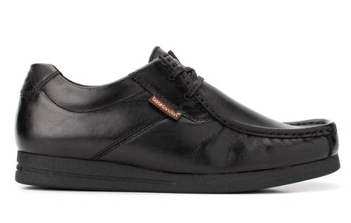 Base London Event Mens Classic Leather Smart Moccasin Lace Up Shoes