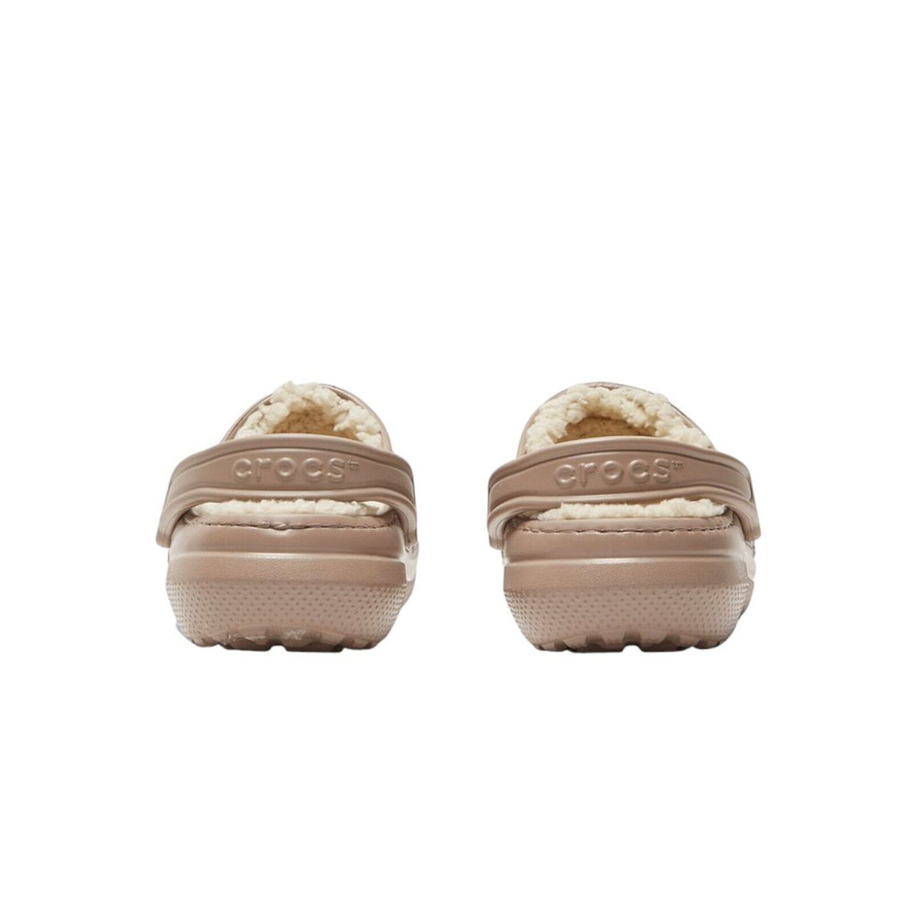 Crocs Classic Lined Clogs Brown Bone
