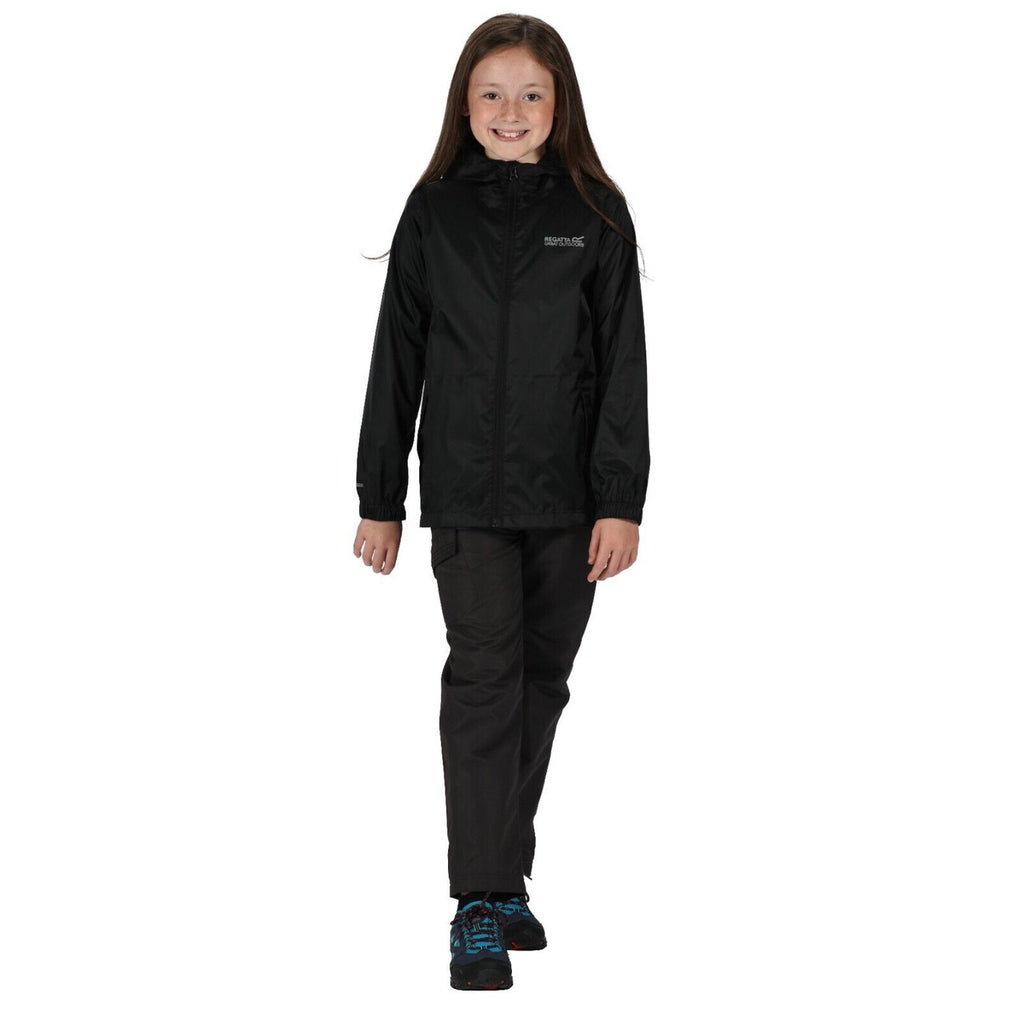 Regatta Kids Waterproof Jacket Packable Boys Girls Pack it Outdoor Walking 2-16