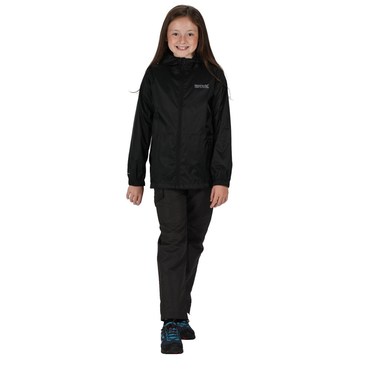 Regatta Kids Waterproof Jacket Packable Boys Girls Pack it Outdoor Walking 2-16