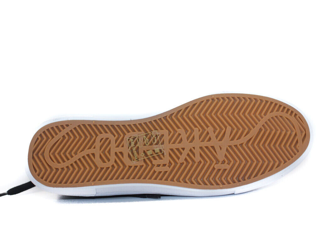 Unisex High Top Canvas Trainers Womens Mens Black