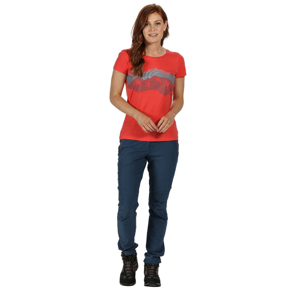 Regatta Womens Highton Walking Trousers Stretch Outdoor Hiking Water Resistant