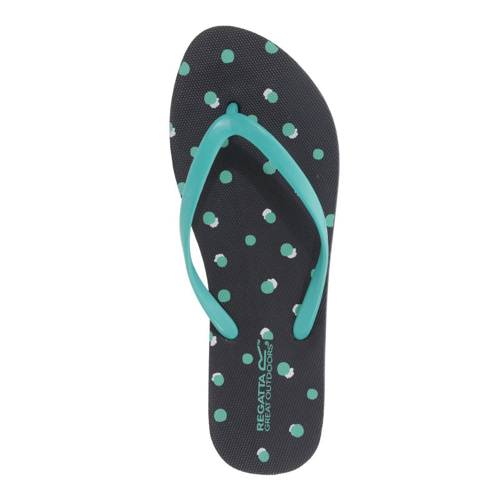 Regatta Bali Flip Flops Navy Dot