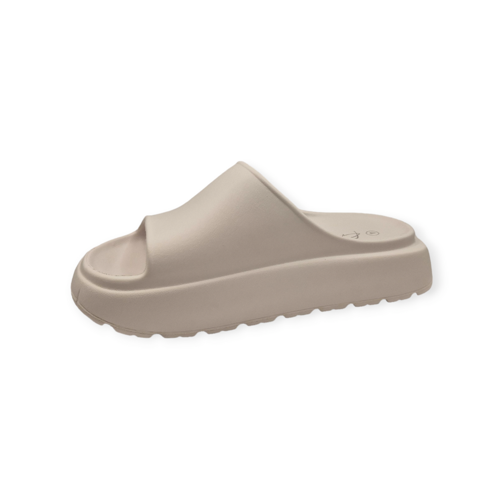 Womens Cloud Sliders Non-Slip Shower Slides White