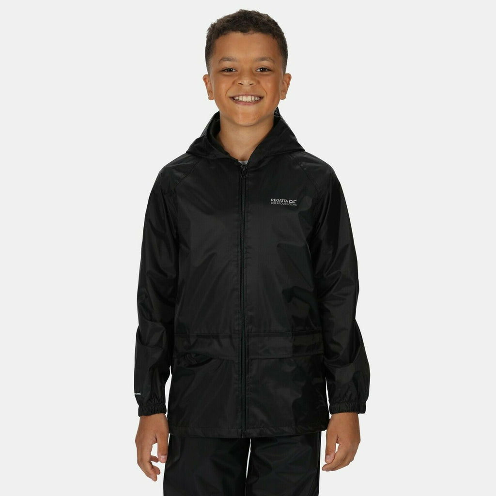 Regatta Kids' Stormbreak Waterproof Jacket Black