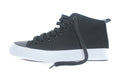 Unisex High Top Canvas Trainers Womens Mens Black