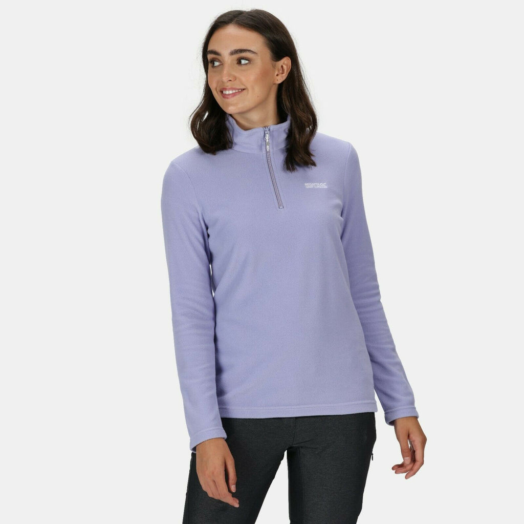 Regatta Women's Sweetheart Lightweight Half Zip Fleece Lilac