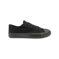 Womens Canvas Trainers All Black