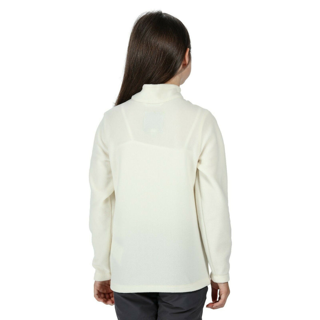 Regatta Kid's Hotshot Lightweight Half Zip Fleece Polar Bear