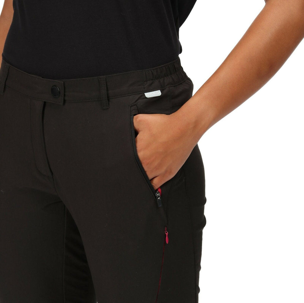 Regatta Womens Highton Walking Trousers Stretch Outdoor Hiking Water Resistant