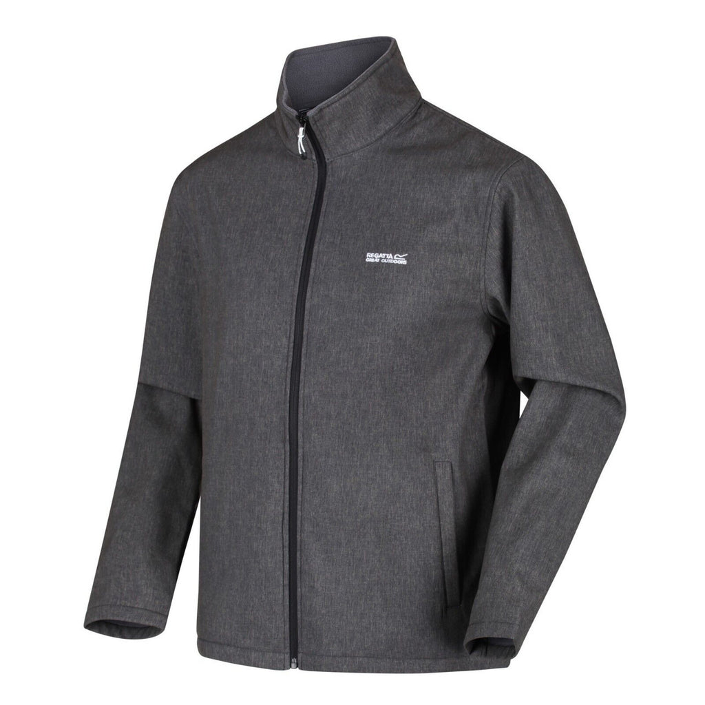 Regatta Mens Cera V Softshell Jacket Seal Grey Marble