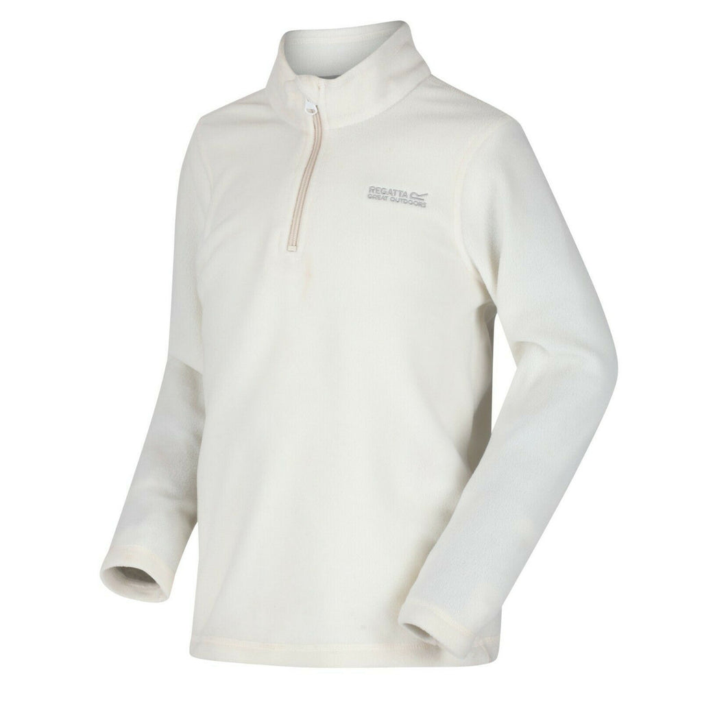 Regatta Kid's Hotshot Lightweight Half Zip Fleece Polar Bear