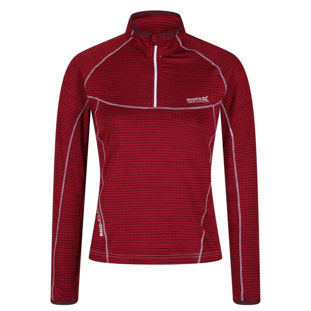 Regatta Womens Yonder Half Zip Top Beetroot