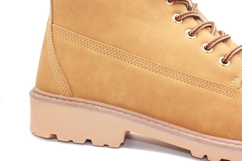 Men's Army Combat Ankle Boots Honey Suckle