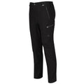 Regatta Mens Highton Walking Trousers Stretch Outdoor Hiking Water Resistant - Black