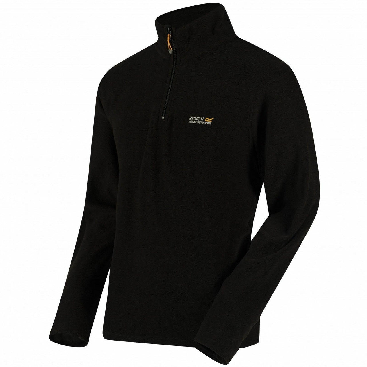 Regatta Men's Thompson Lightweight Half Zip Fleece Black