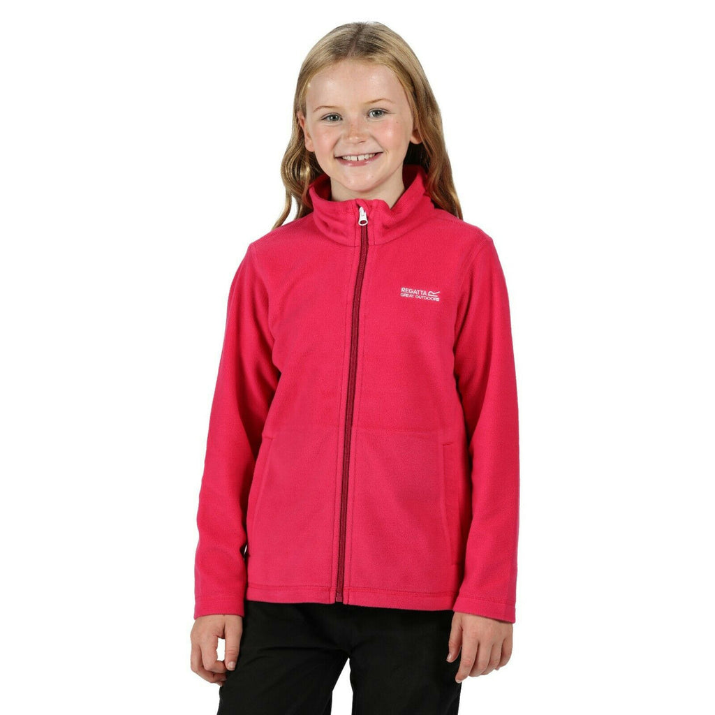 Regatta King Kids Fleece Full Zip Up School Boys Girls Jumper Sizes 3-14 Years