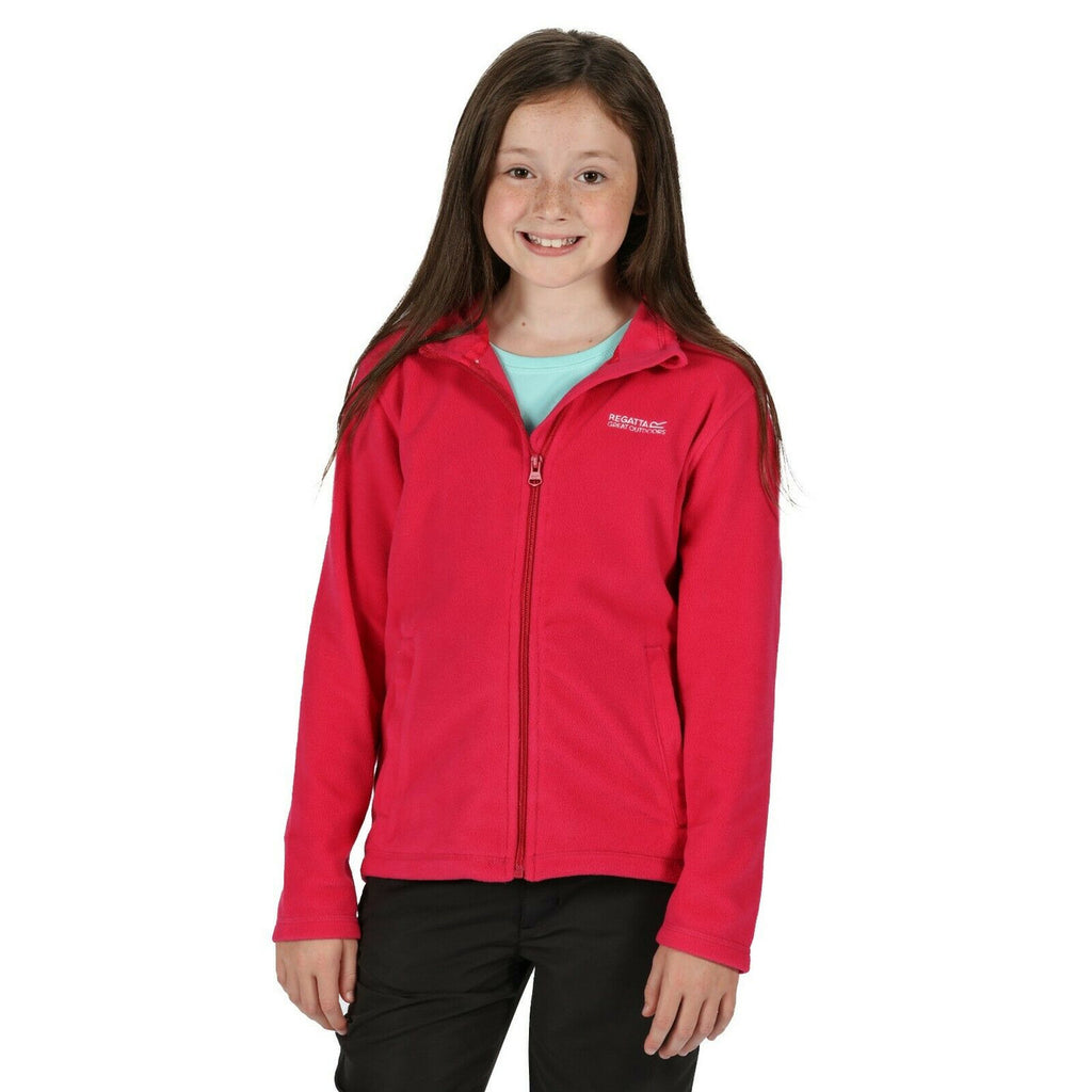 Regatta King Kids Fleece Full Zip Up School Boys Girls Jumper Sizes 3-14 Years