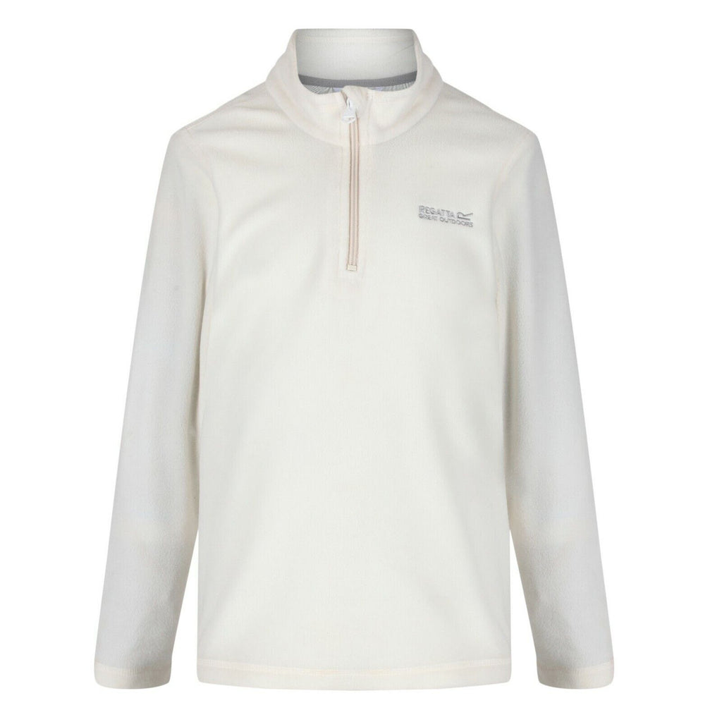 Regatta Kid's Hotshot Lightweight Half Zip Fleece Polar Bear