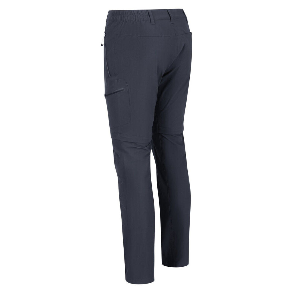 Regatta Mens Highton Zip Off Walking Hiking Trousers Shorts India Grey