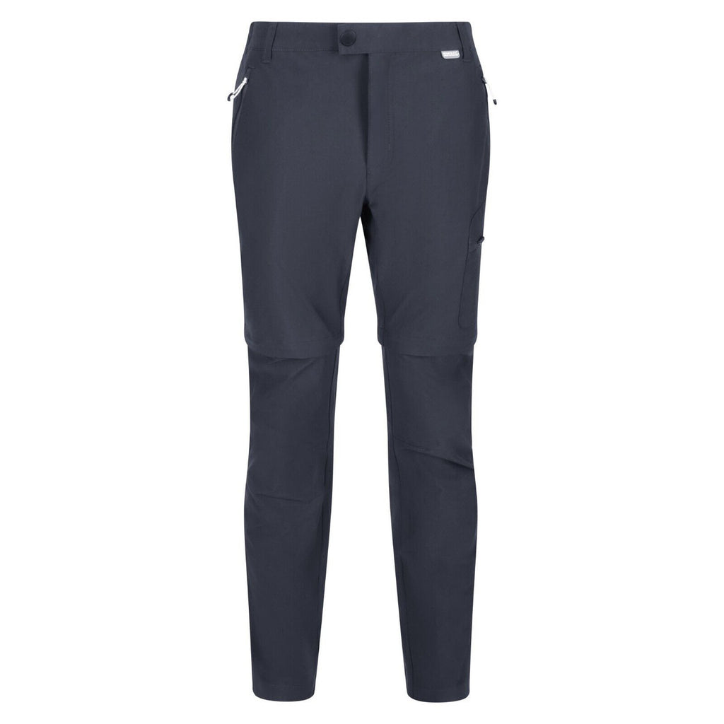 Regatta Mens Highton Zip Off Walking Hiking Trousers Shorts India Grey