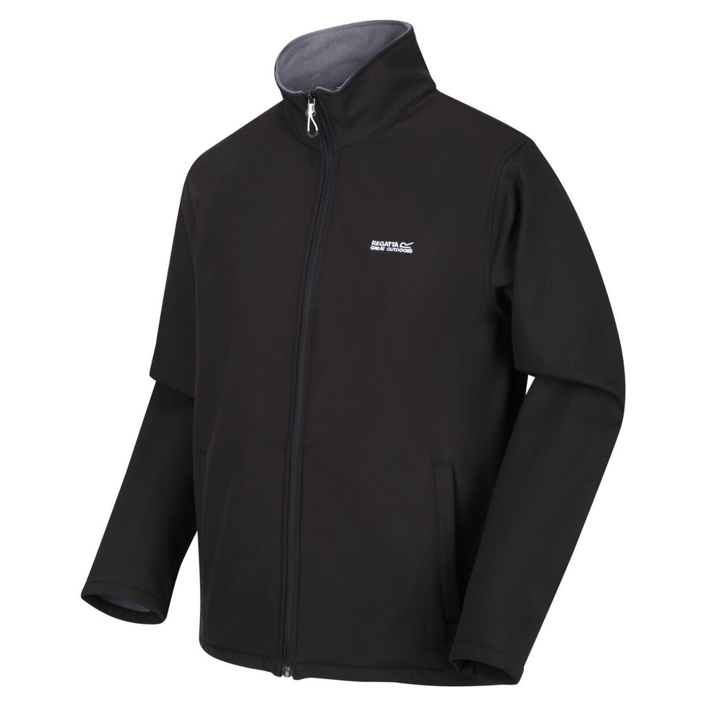 Regatta Mens Cera V Softshell Jacket Black