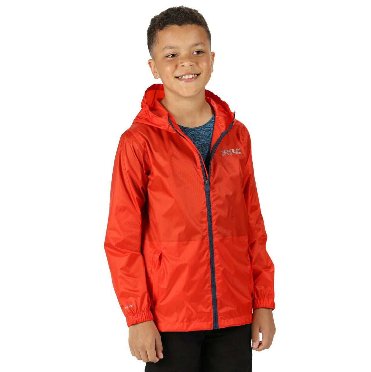 Regatta Kids Waterproof Jacket Packable Boys Girls Pack it Outdoor Walking 2-16