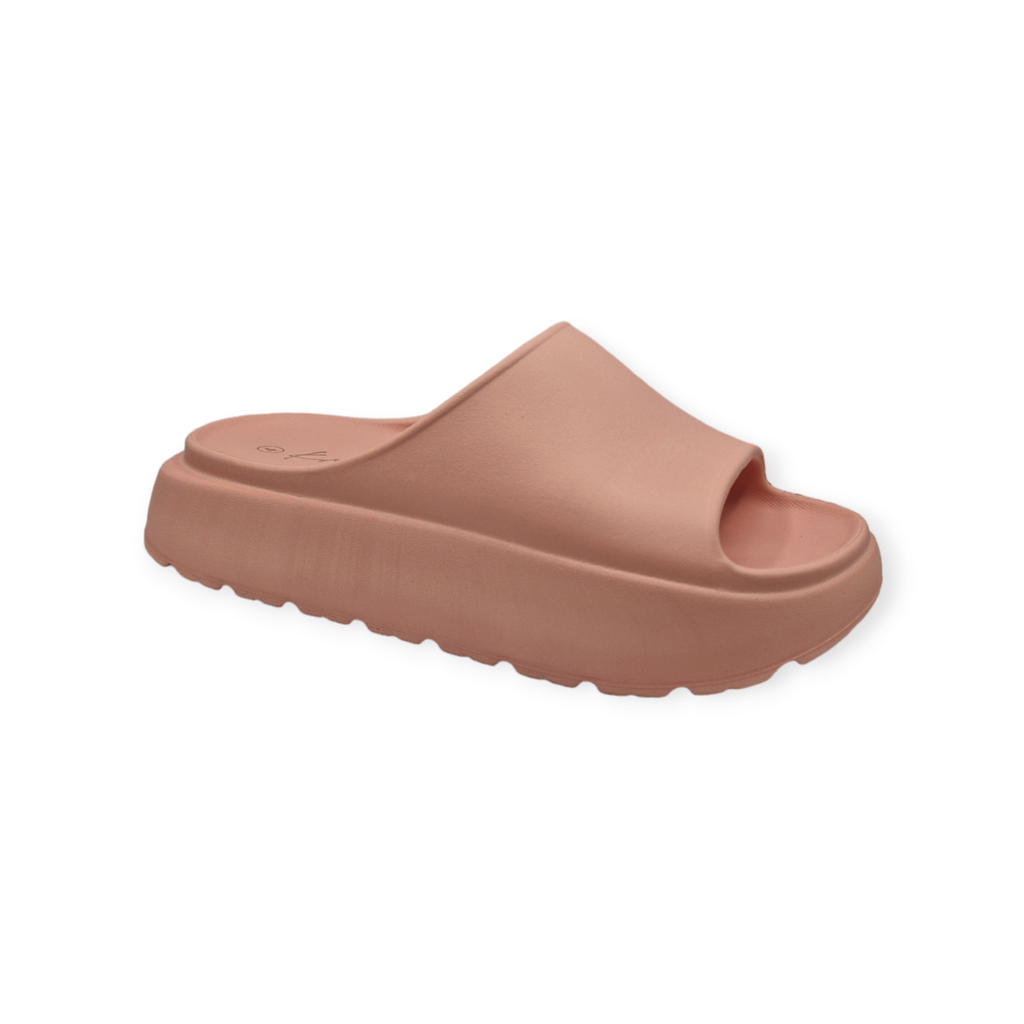 Womens Cloud Sliders Non-Slip Shower Slides Pink