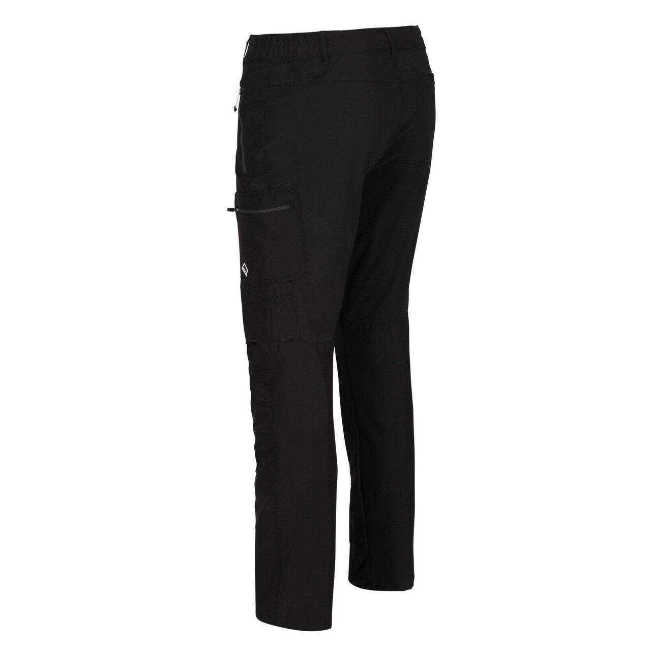 Regatta Mens Highton Walking Trousers Stretch Outdoor Hiking Water Resistant - Black