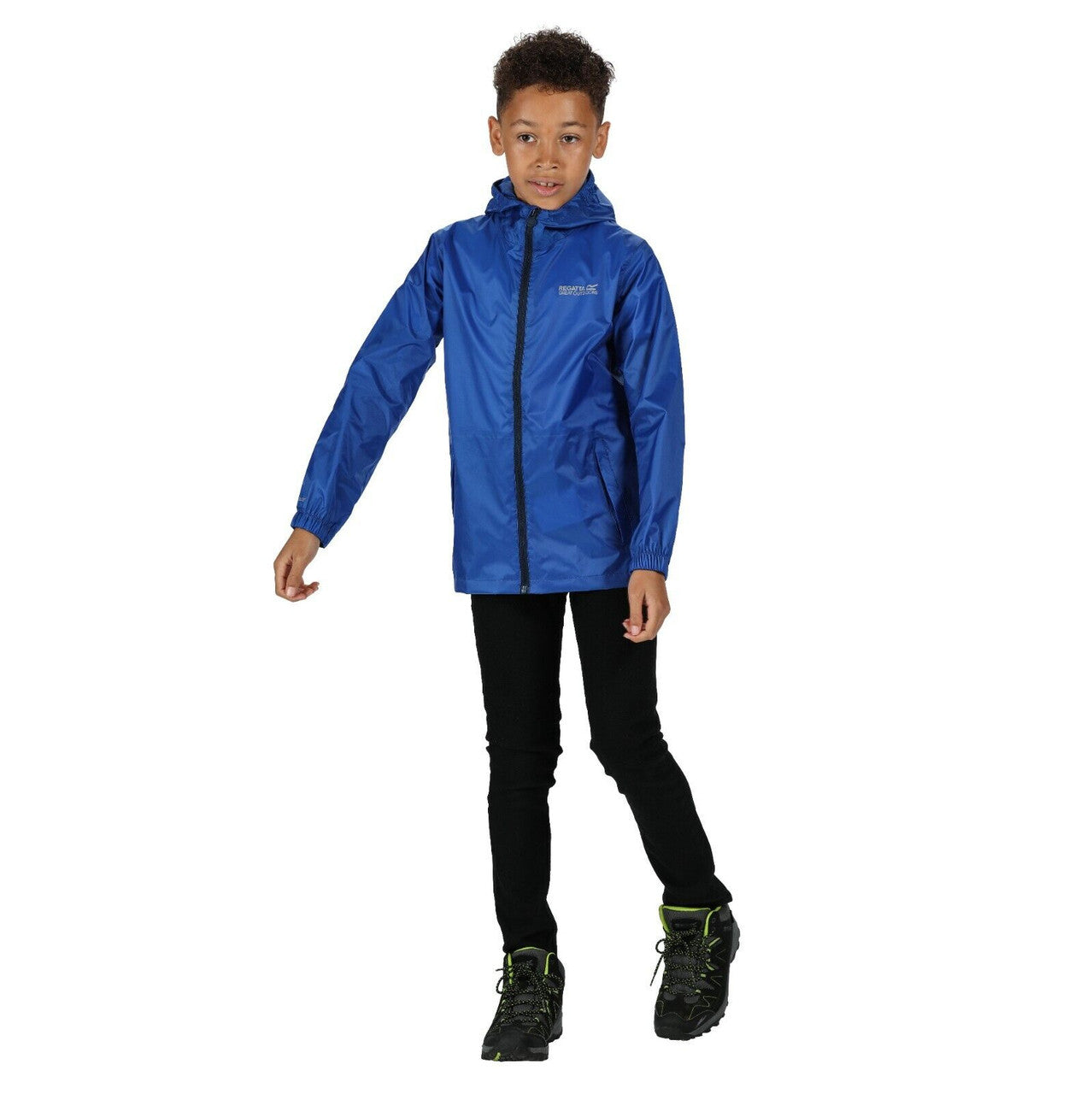 Regatta Kids Waterproof Jacket Packable Boys Girls Pack it Outdoor Walking 2-16