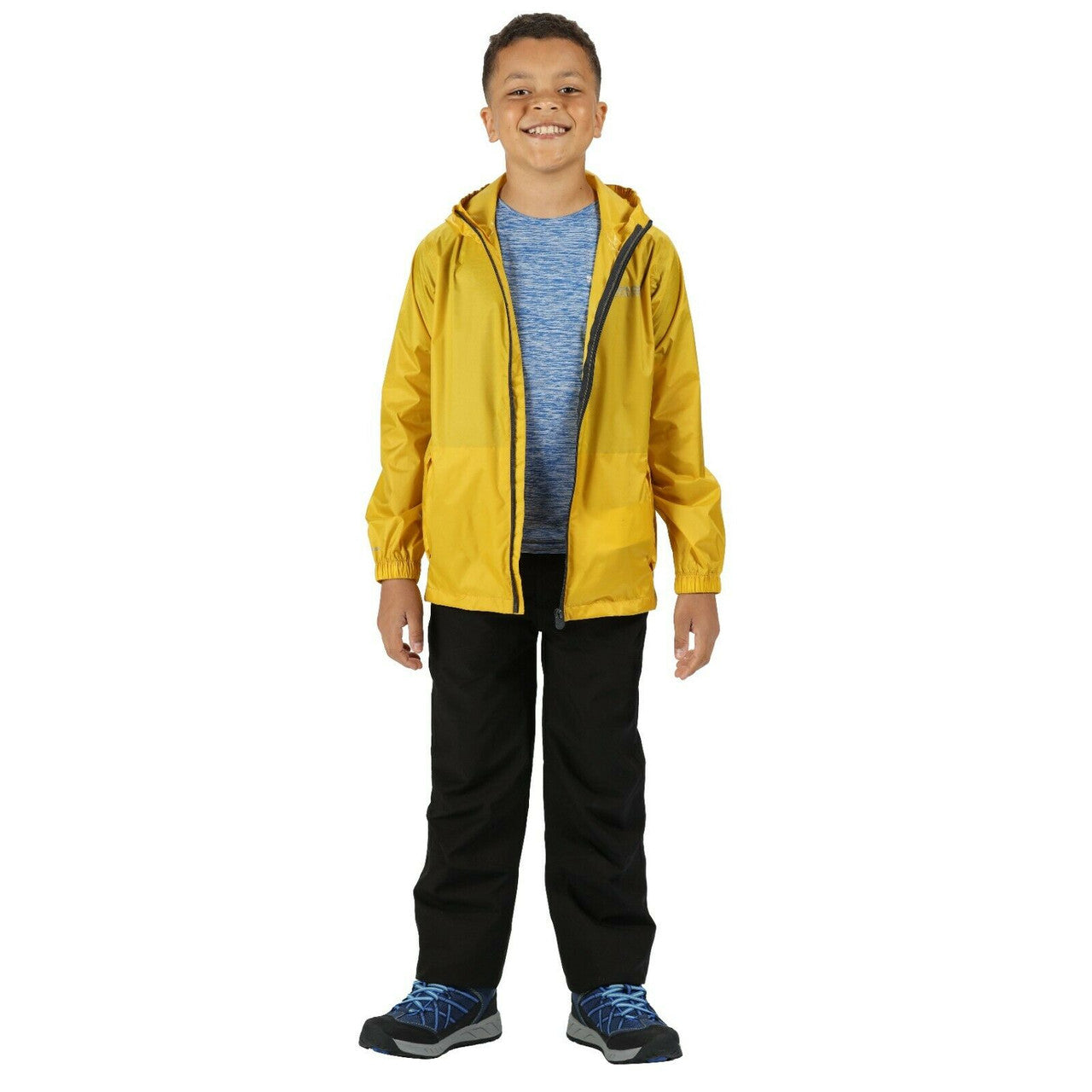 Regatta Kids Waterproof Jacket Packable Boys Girls Pack it Outdoor Walking 2-16