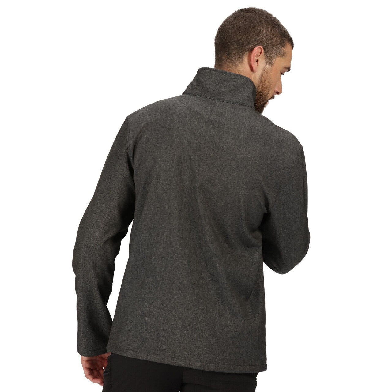Regatta Mens Cera V Softshell Jacket Black Marble