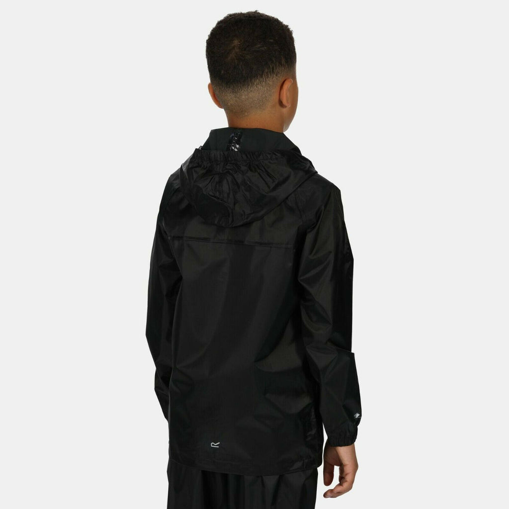 Regatta Kids' Stormbreak Waterproof Jacket Black