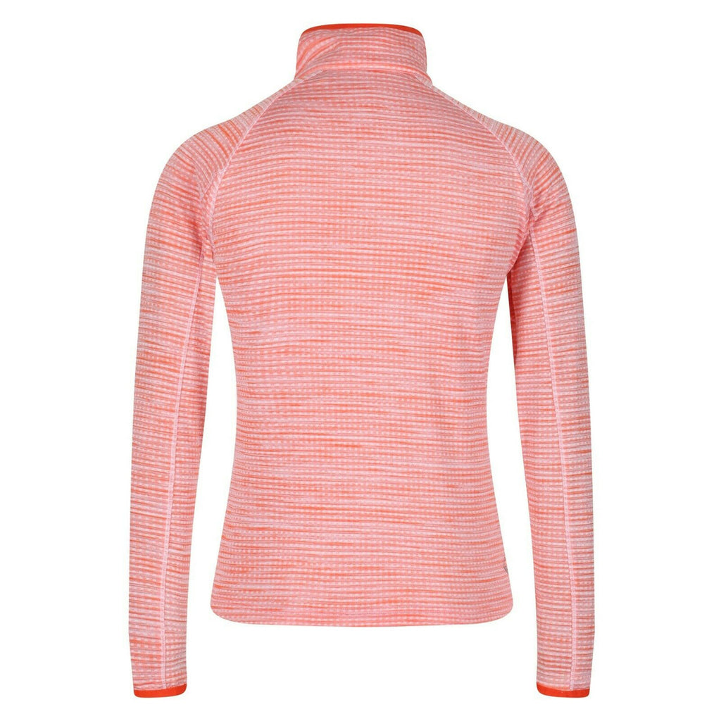 Regatta Womens Yonder Half Zip Top Tigerlily Orange
