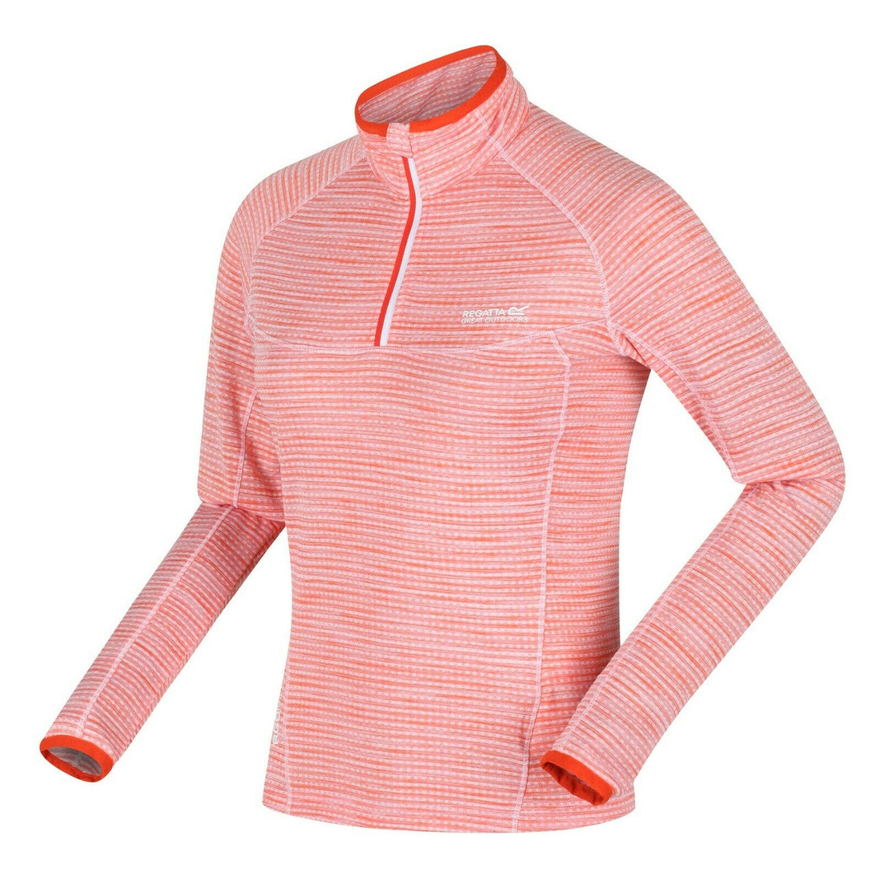 Regatta Womens Yonder Half Zip Top Tigerlily Orange