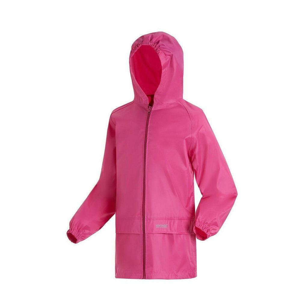 Regatta Kids' Stormbreak Waterproof Jacket Pink Jem