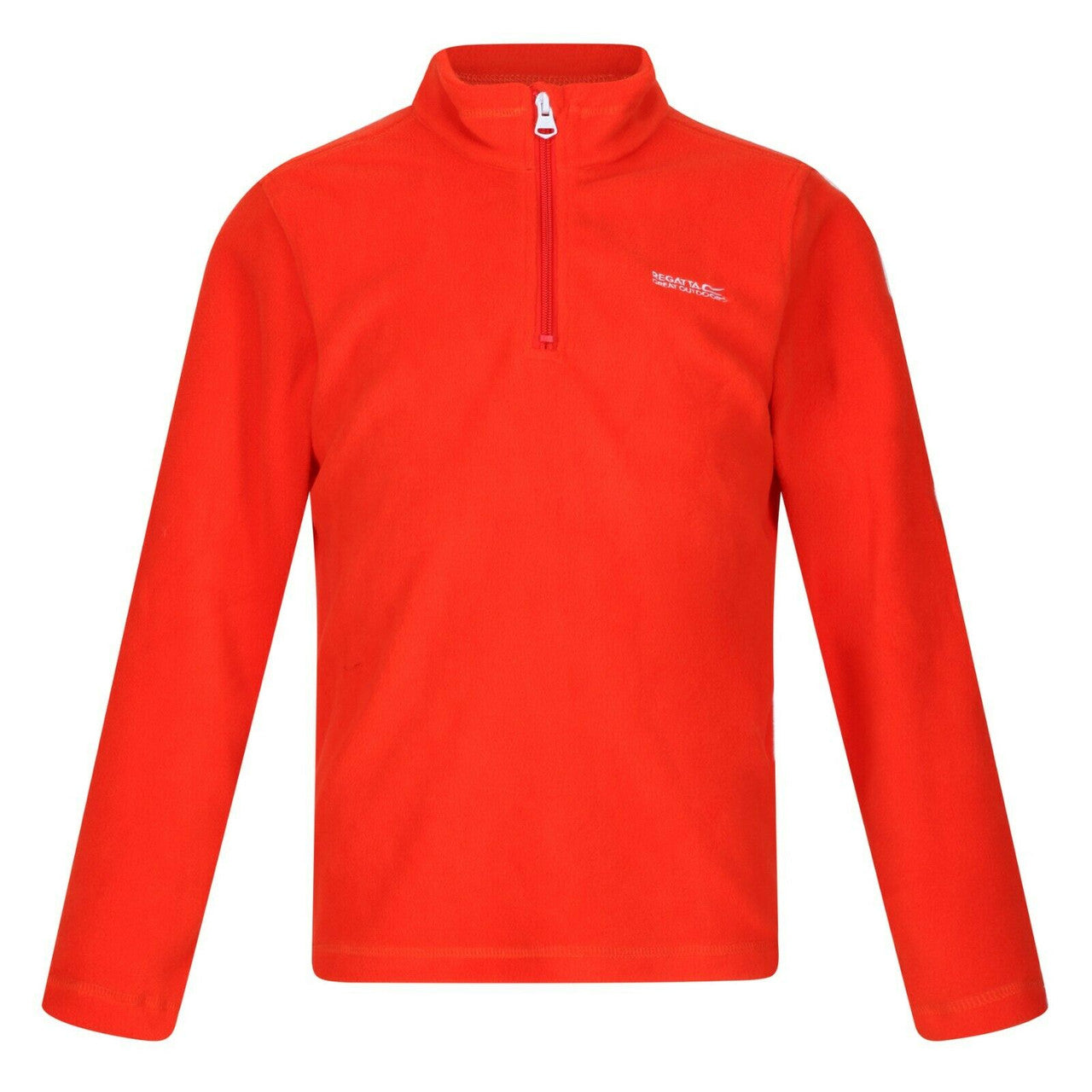 Regatta Kid's Hotshot Lightweight Half Zip Fleece Cajun Orange