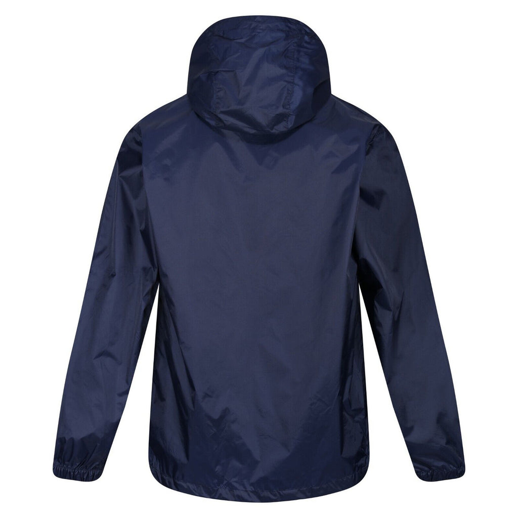Regatta Men's Pack It Jacket Waterproof Rain Coat Navy