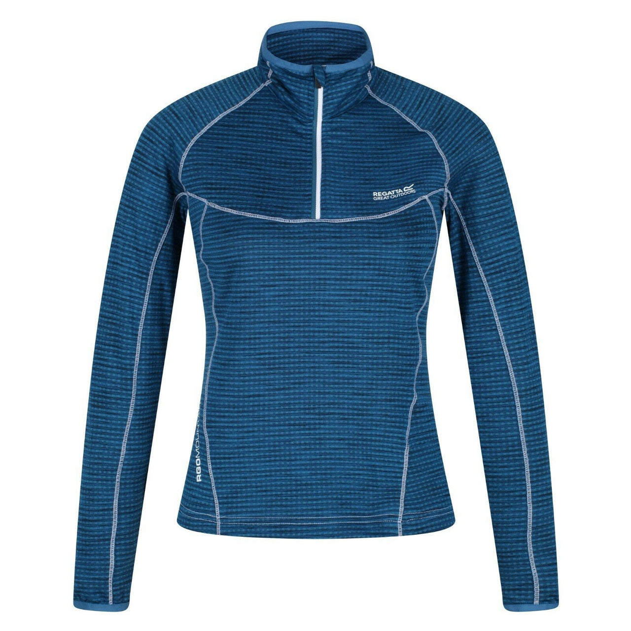 Regatta Womens Yonder Half Zip Top Blue Sapphire