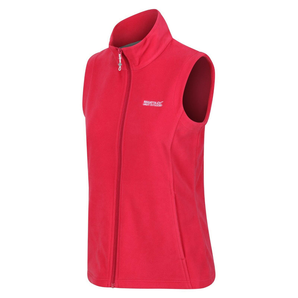 Regatta Womens Bodywarmer Fleece Vest Sweetness Lightweight Waistcoat Size 8-20 Rethink Pink