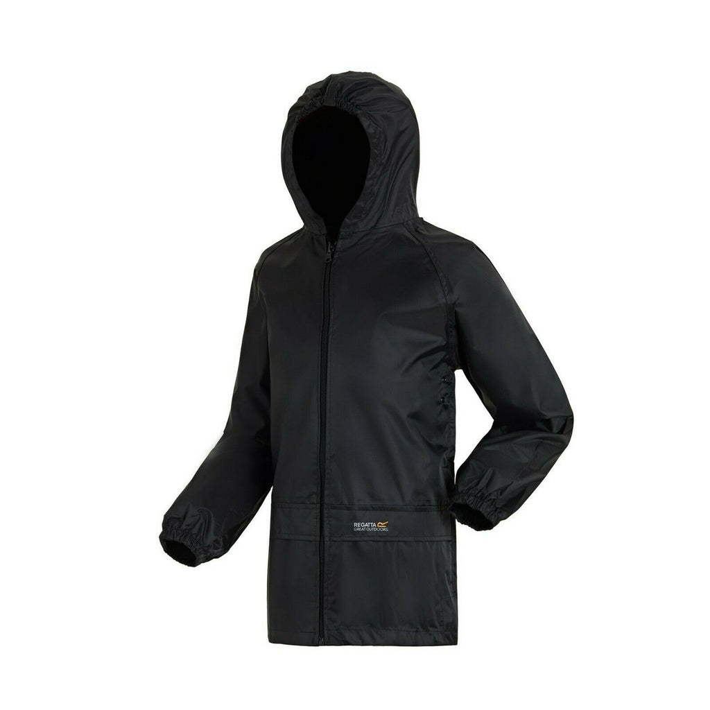 Regatta Kids' Stormbreak Waterproof Jacket Black