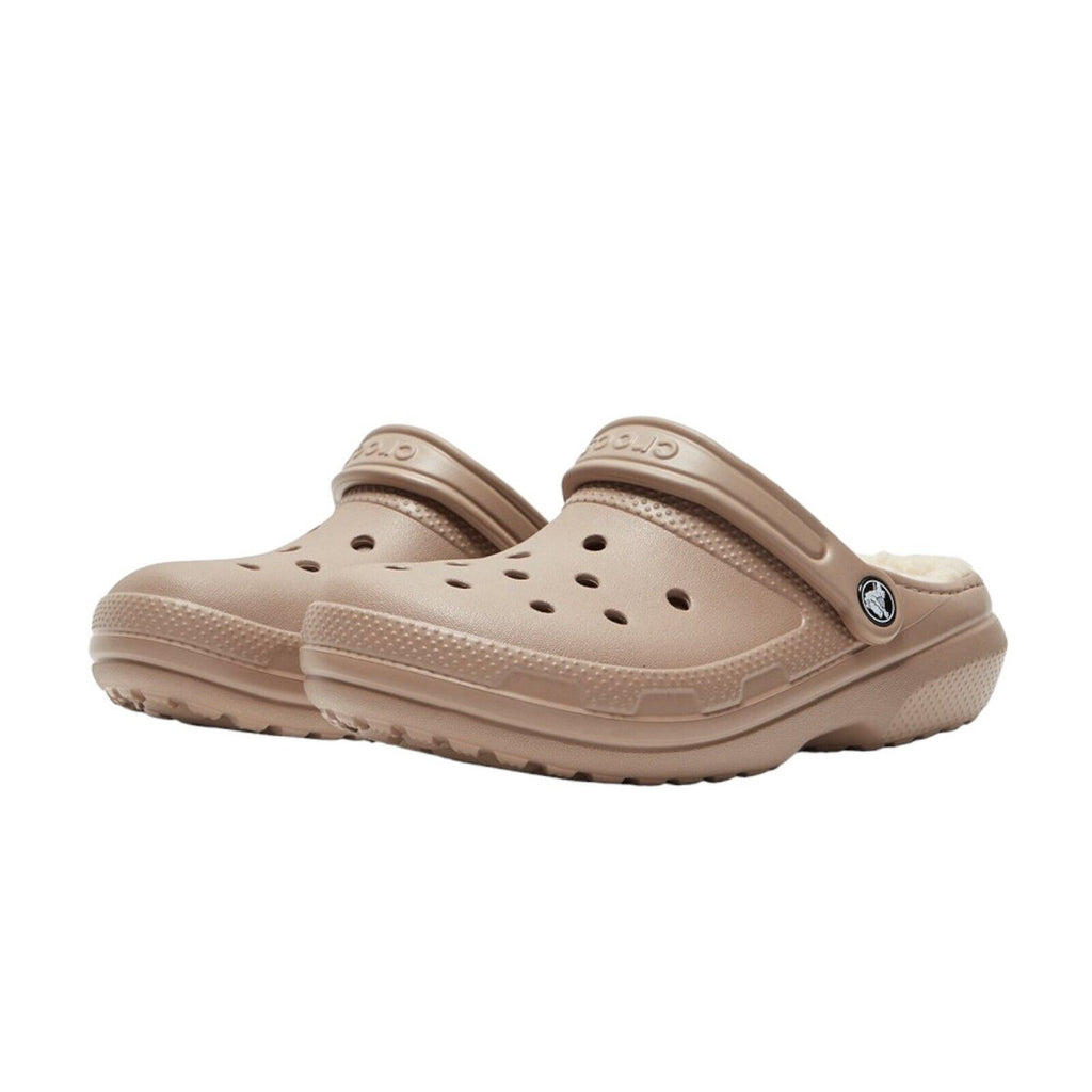 Crocs Classic Lined Clogs Bone