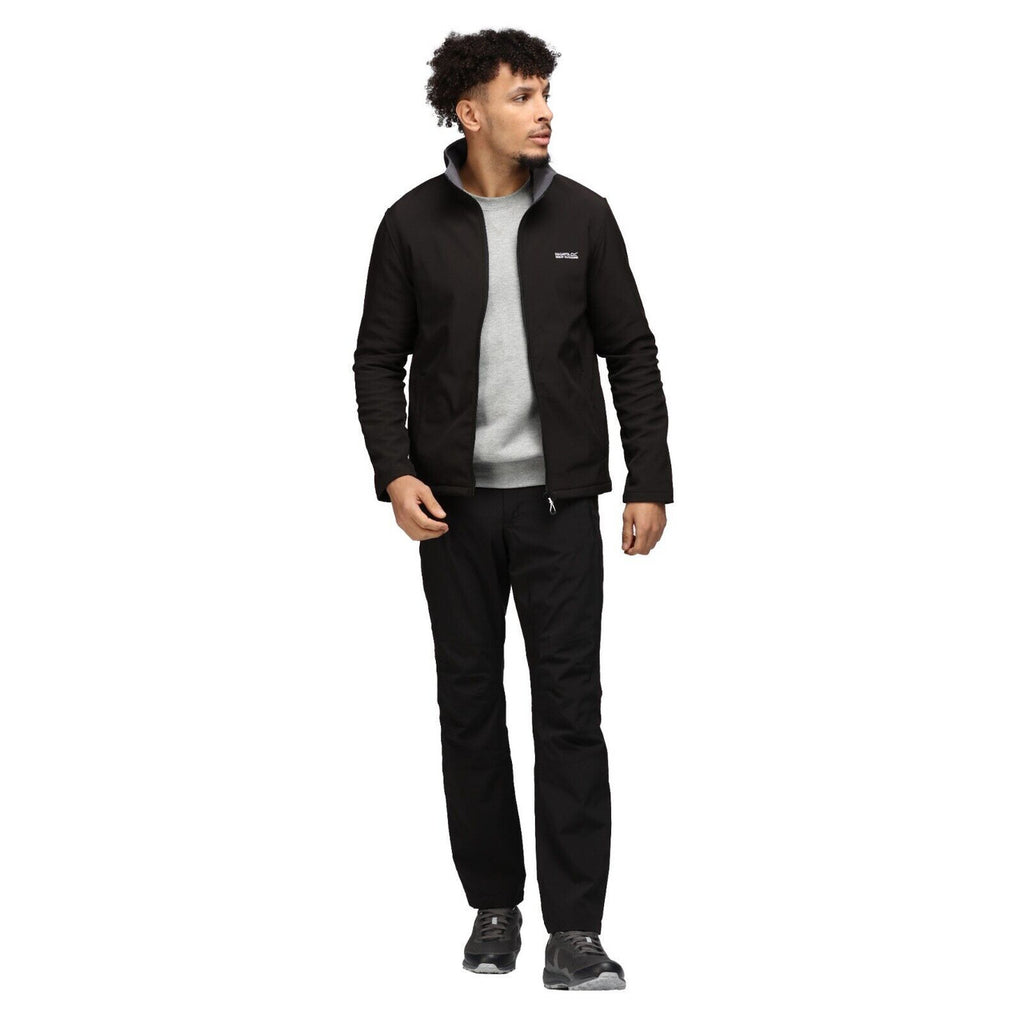 Regatta Mens Cera V Softshell Jacket Black